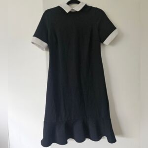 Shelby & Palmer Black and White A-Line Midi Dress